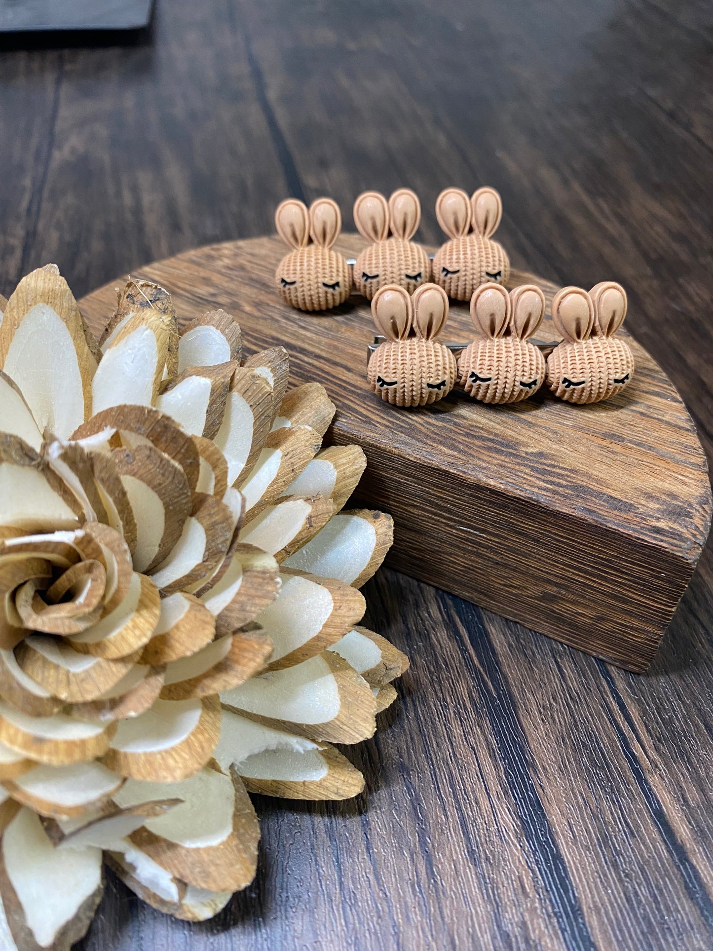 Adorable Easter Bunny Hairclips, Rabbit Bunny Hair accessory for Easter Basket, Cute Hairclip