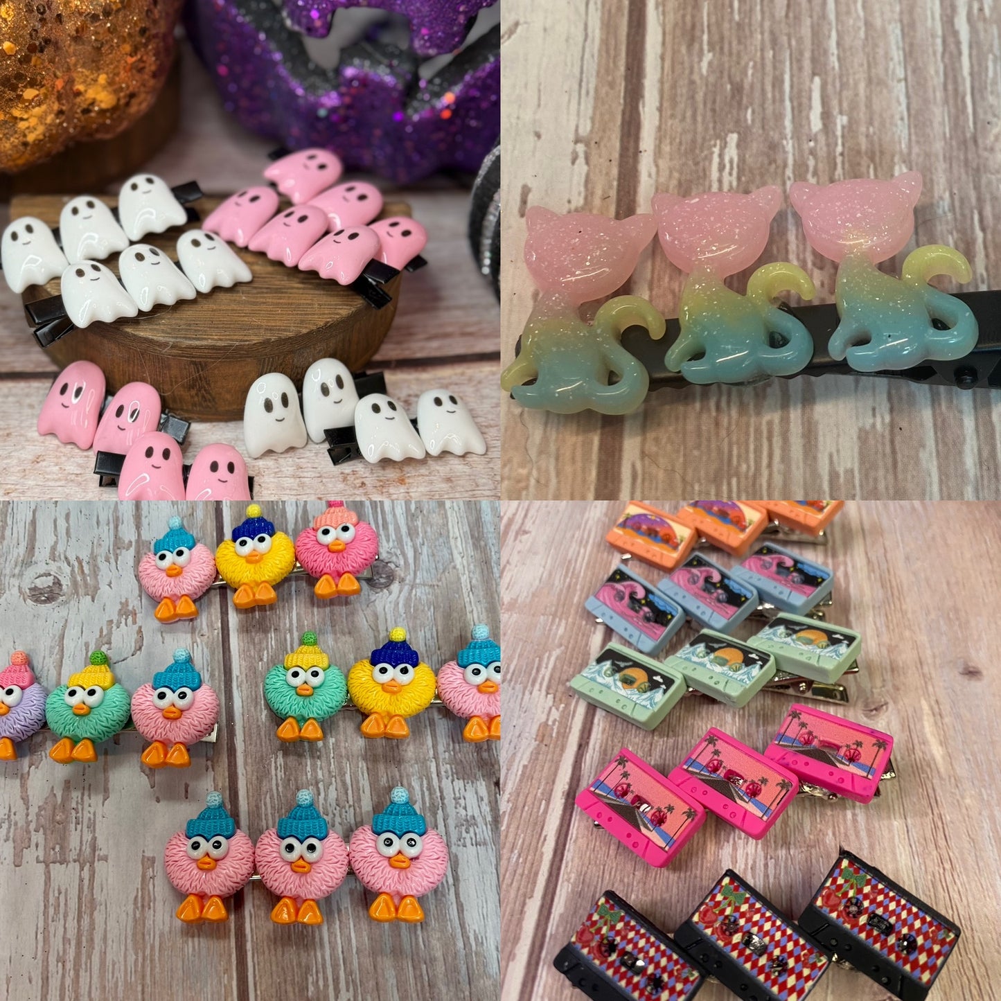 Accessory Advent Calendar 2025 | 24 Days Hair Clips Earrings | Christmas Countdown Gift Box Girls Women Jewelry Holiday Surprise