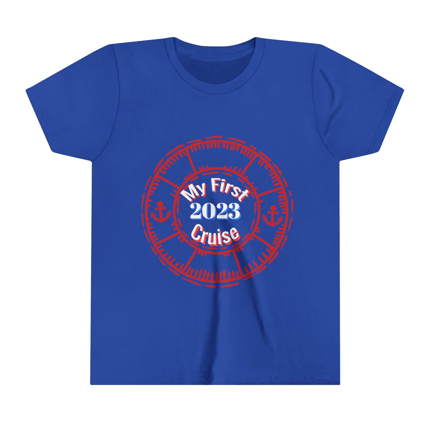 My First Cruise, 2023, Cruise Shirt,  Cotton Youth Short Sleeve Tee