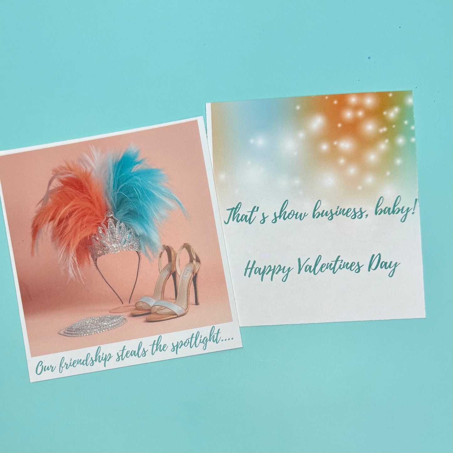 Showgirl Inspired  Valentines – Friendship Bracelet Cards, Galentine’s Day Gift, Trending Valentines