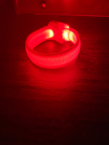 LED Glow Bracelet, Running light up gear, wearable emergency light for Safety, Parties, Concerts and Outdoor Events