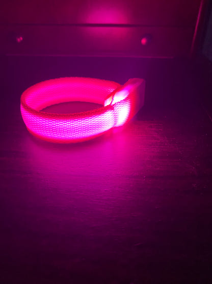 LED Glow Bracelet, Running light up gear, wearable emergency light for Safety, Parties, Concerts and Outdoor Events