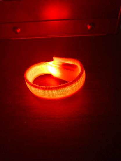 LED Glow Bracelet, Running light up gear, wearable emergency light for Safety, Parties, Concerts and Outdoor Events