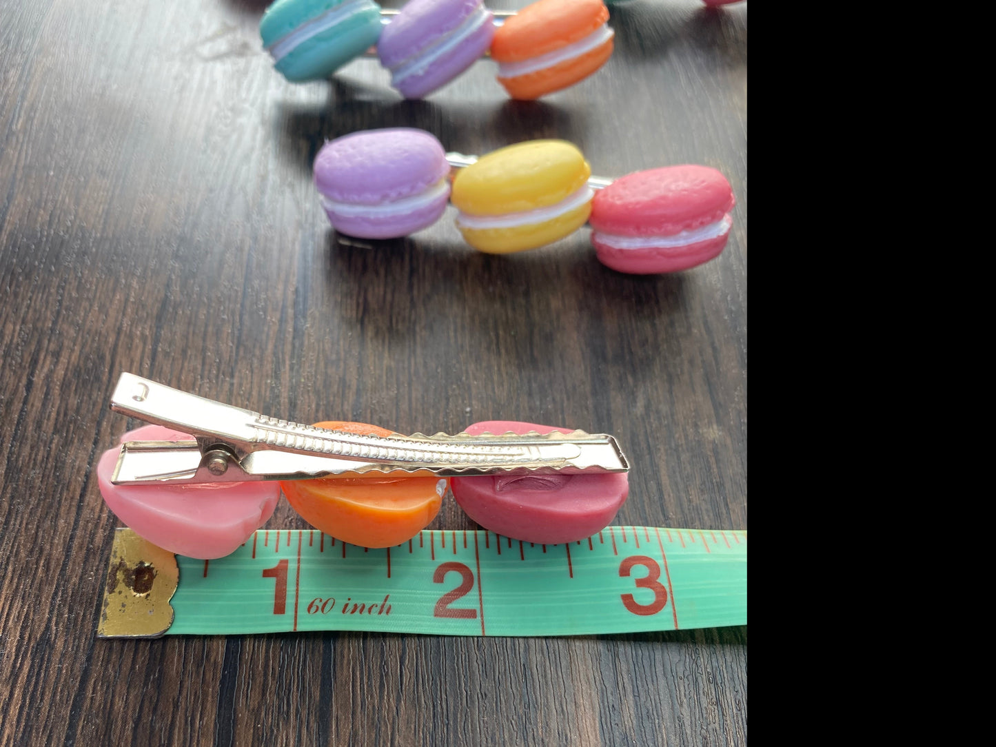 Pastel Macarons, Spring Themed Tea Party Easter Hairclip