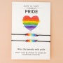 Pride - LGBTQ - Ally "Best Friends" Dual Bracelet pack